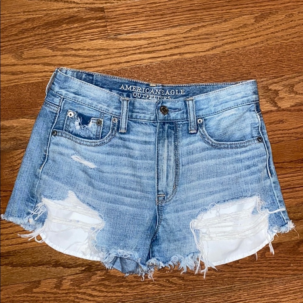Distressed shorts